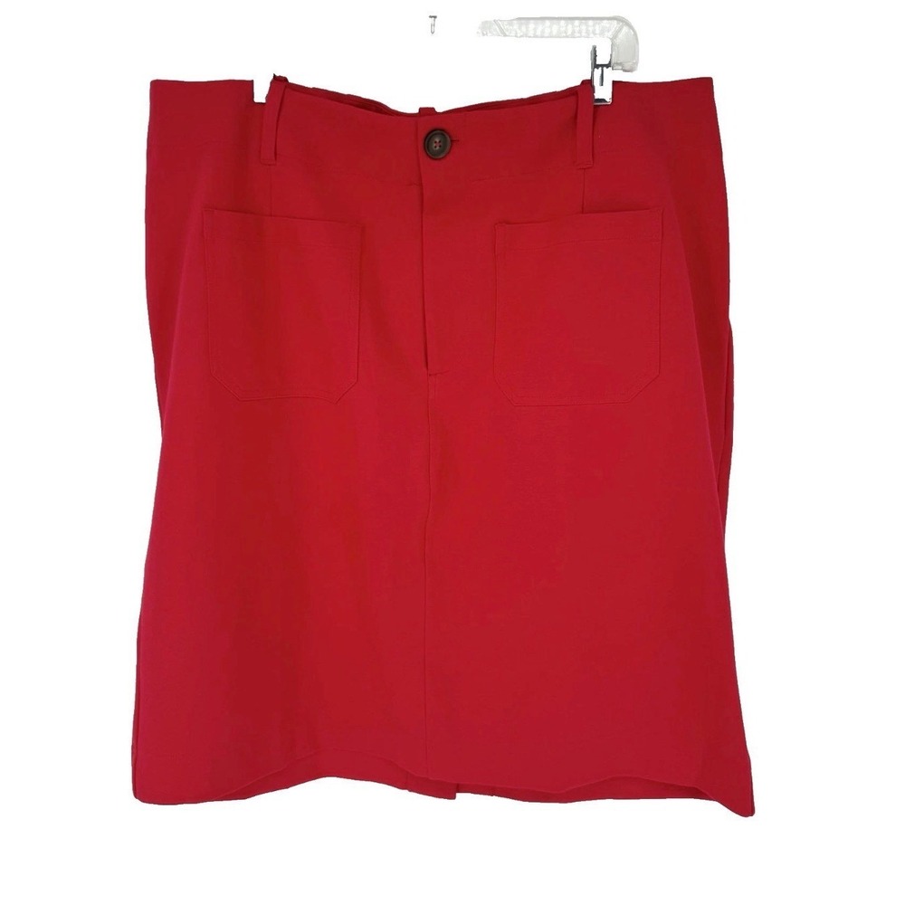Maeve Red Pencil Skirt - Picture 5 of 15